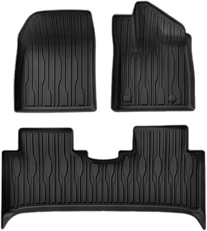 Alfombrilla de TPE compatible con BYD Atto 3 / Yuan Plus 2022 2023 2024, alfombrilla para el pie del coche (3 alfombrillas para el lado izquierdo del conductor) 