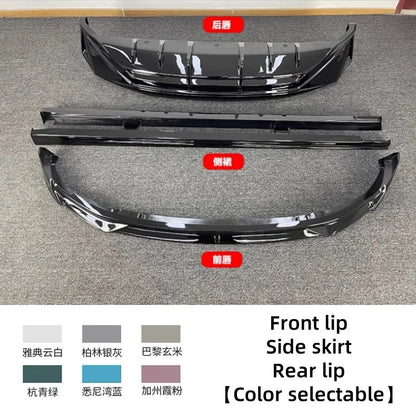 Body kit for ZEEKR X 2023-2024 upgrade Sport style Auto small surround Front lip Side skirt Rear lip