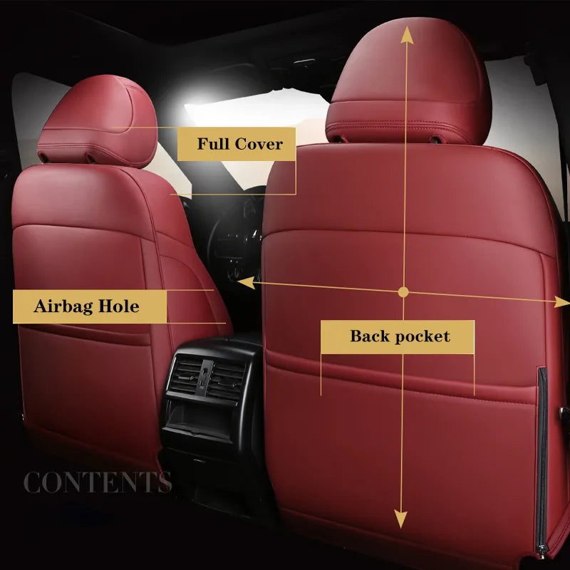 Car Seat Cover Full Set Compatible For BYD ATTO 3