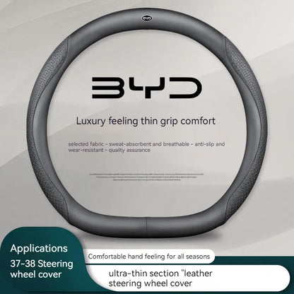 Car-Steering-Wheel-Cover-Carbon-Texture-Auto-Parts-For-BYD-Atto-3-Act-Seal-Tang-F31-3