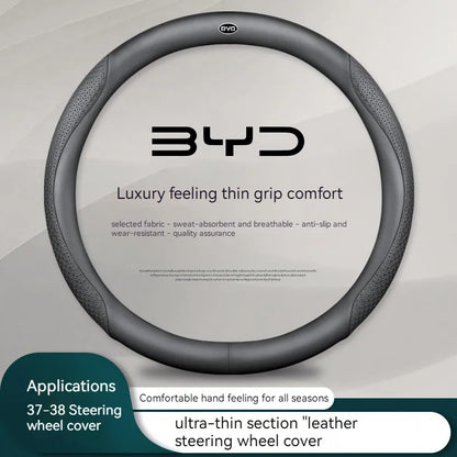 Car-Steering-Wheel-Cover-Carbon-Texture-Auto-Parts-For-BYD-Atto-3-Act-Seal-Tang-F3