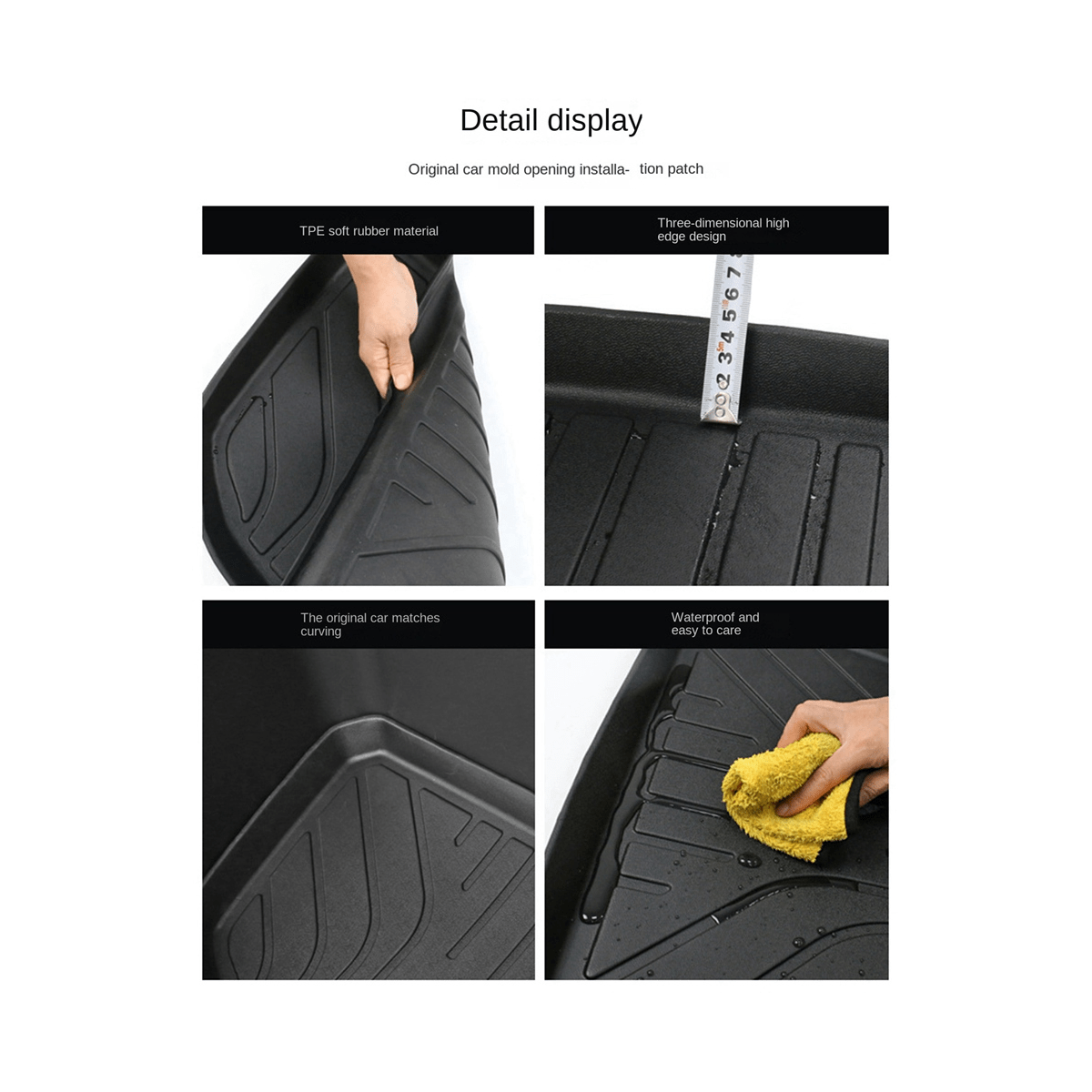 Front Storage Compartment Mat for Byd Seal