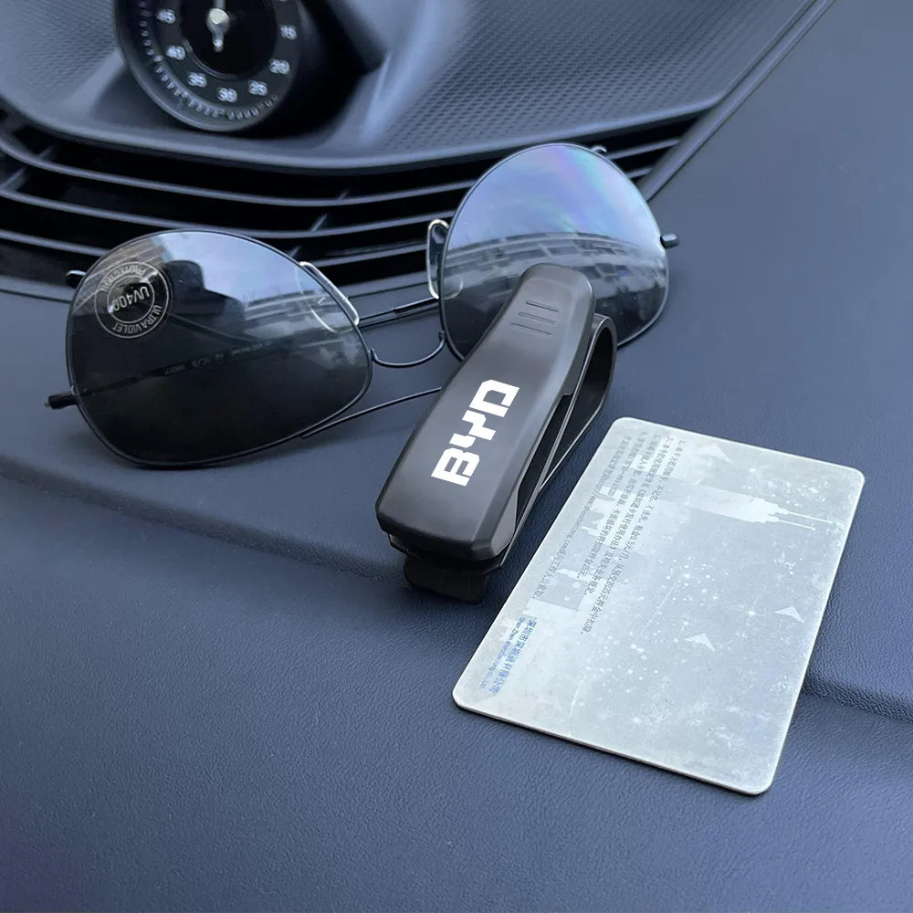Car Sunglass Clip Holder Organizer For BYD Car All Model
