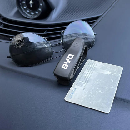 Car Sunglass Clip Holder Organizer For BYD Car All Model