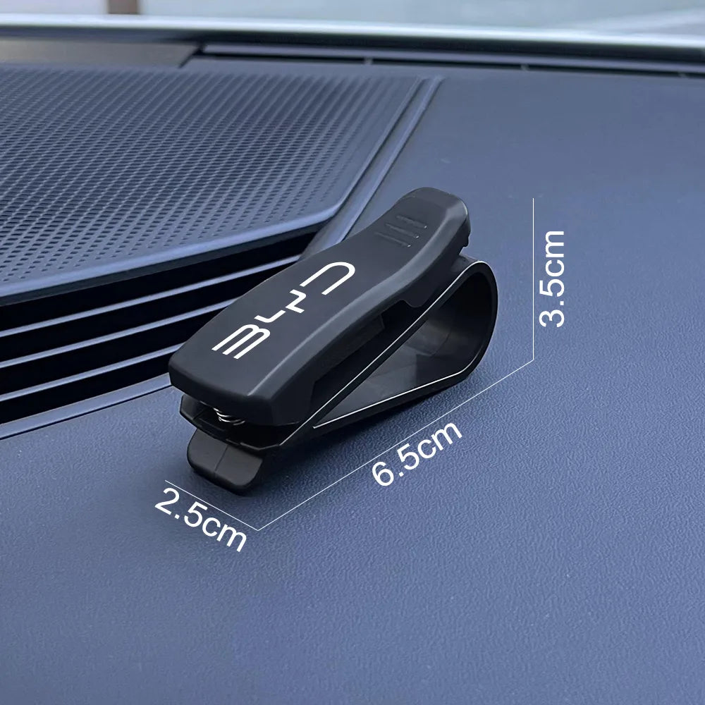 Car Sunglass Clip Holder Organizer For BYD Car All Model