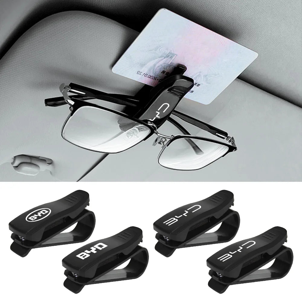 Car Sunglass Clip Holder Organizer For BYD Car All Model