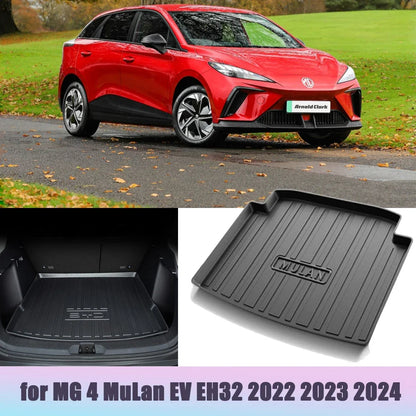 Carpet Rubber Car Boot Cargo  for MG 4 MG4 MuLan EV EH32 2022 2023 2024
