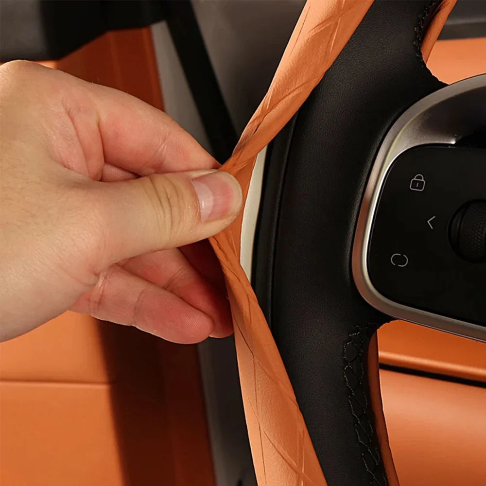 Leapmotor C10 Leather Steering Wheel Cover - Leapmotor Accessories