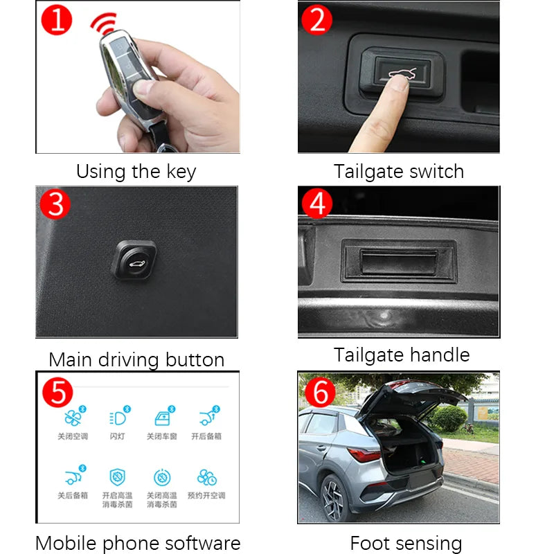 Car Electric Tailgate Automatic Trunk Opener for BYD ATTO3