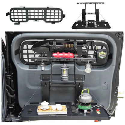 Dongfeng M-Hero 917 2023-2024 Tailgate Organizer Cargo Shelf Molle Panel Full Set.