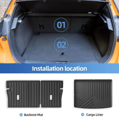 MG4 EV/MG MULAN 2022 2023 2024 Floor Mats All Weather RHD Waterproof Non-slip Car Floor Mats Cargo Liner