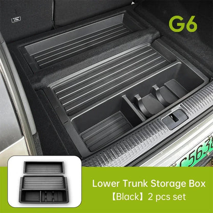Xpeng G6 G9 Car Trunk Storage Box Car Trunk Bottom Classified Storage Box