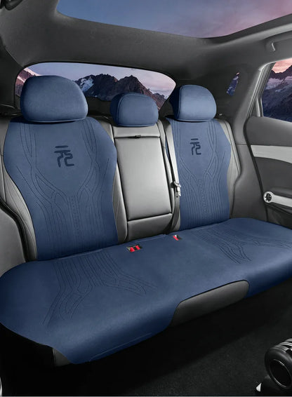 Breathable Suede Car Seat Cushion Full Sets for BYD Atto3