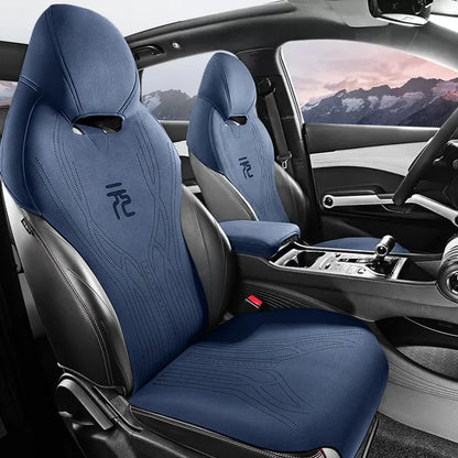 Breathable Suede Car Seat Cushion Full Sets for BYD Atto3
