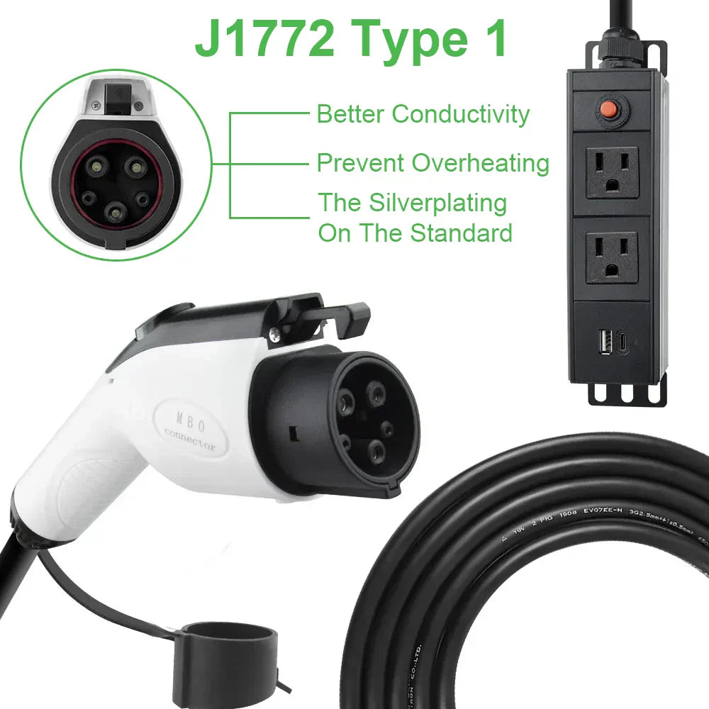 V2L Adapter Type 1 Type 2 Vehicle to Load Adapter Connector - Leapmotor Accessories