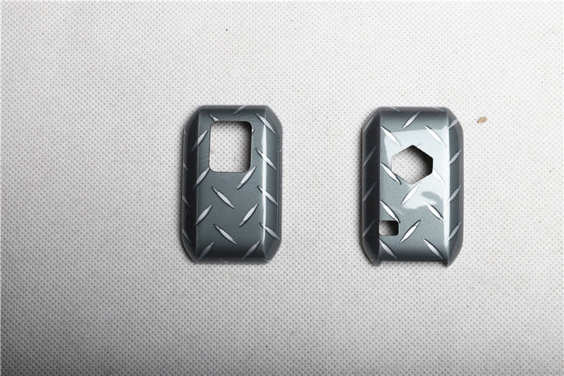 RHD 18-25 Jimny JB64 Interior Modification Carbon Fiber Pattern Rearview Mirror Cover Gear Shift Knob Trim