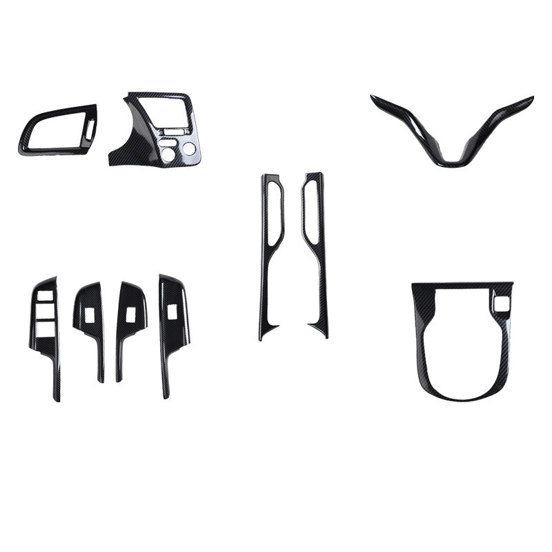 RHD 15-19 Honda City Carbon Fiber Gear Shift Lift Switch Trim