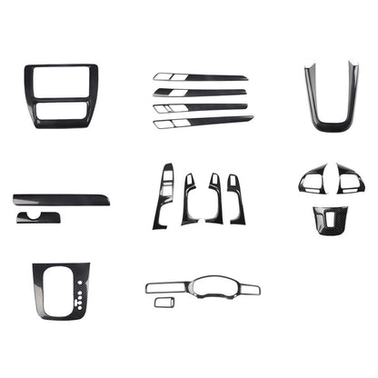 RHD 12-14 Right-Hand Drive Jetta Interior Modification Carbon Fiber Pattern Power Window Handles with Rosewood Trim