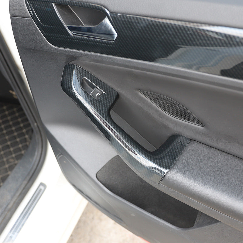 RHD 2015-2018 Jetta Interior Upgrade: Carbon Fiber Texture Trim for Center Console and Power Window Controls