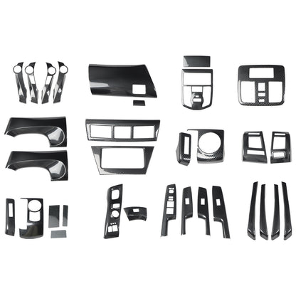 RHD 2012-2019 Prius ZVW40W-41 Walnut Carbon Fiber Interior Modification Kit