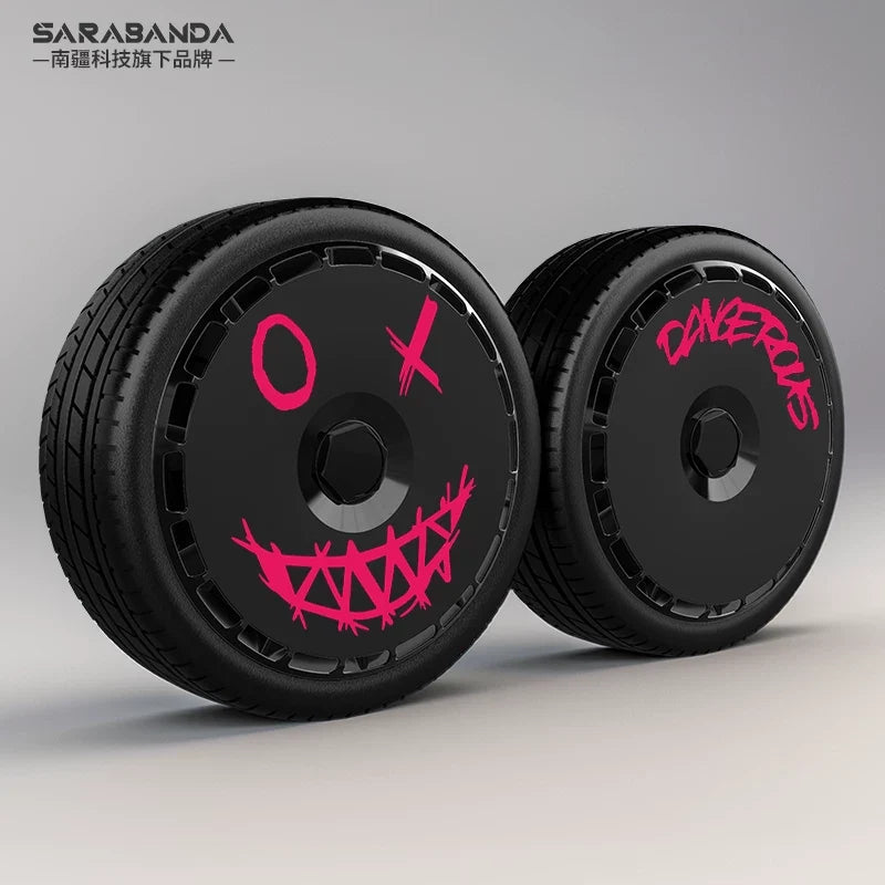 Full & MiniAero Wheel Covers Compatible with Audi Models (18–20 in) – UV-Printed Full Wheel Cover – Aurora – Set of 4