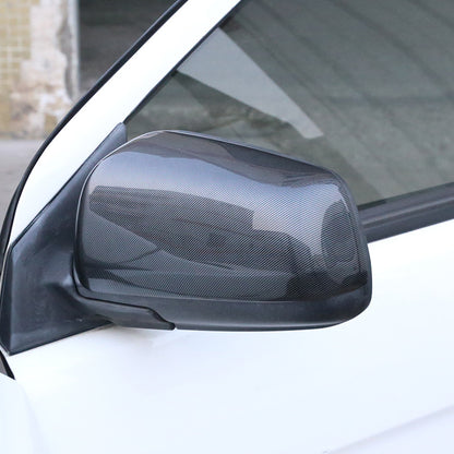 RHD 10-16 Mitsubishi Lancer EVO Interior Modification Carbon Fiber and Rosewood Steering Wheel & Window Trim Decals