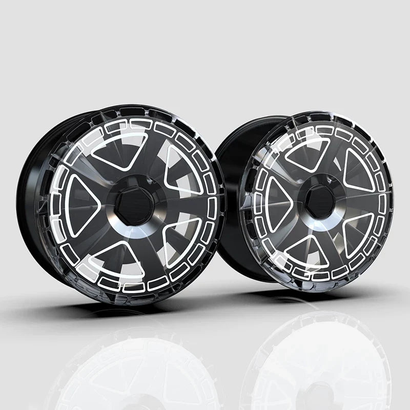 Full Wheel Covers Compatible with Volkswagen ID Series, Golf & CC (16–21 in) – UV-Printed Full Wheel Cover – Galaxy – Set of 4