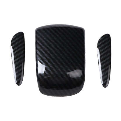 RHD 20-23 Mercedes-Benz GLE350/GLE450 Interior Modification Peach Wood Carbon Fiber Pattern Steering Wheel Center Vent Trim