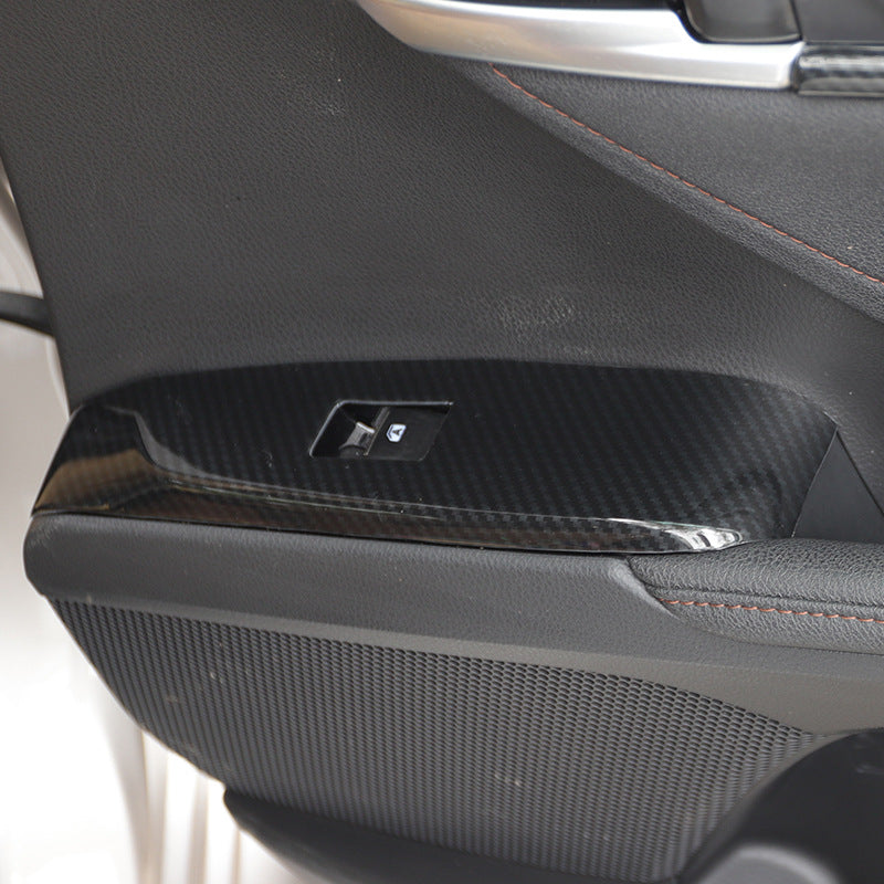 RHD 18-21 Toyota Camry Interior Modification Carbon Fiber Pattern Center Console Panel Passenger Side Decorative Trim