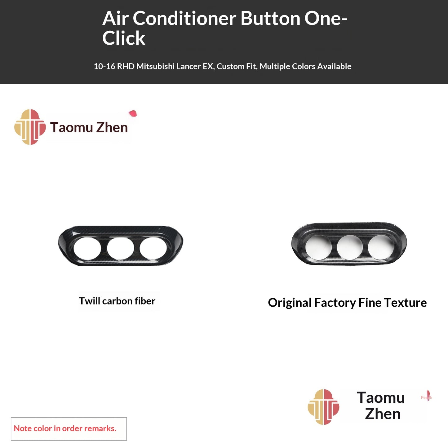 RHD 10-16 Mitsubishi Lancer EVO Interior Modification Carbon Fiber and Rosewood Steering Wheel & Window Trim Decals