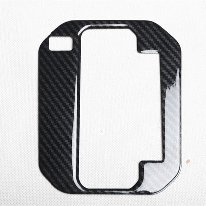 RHD 18-25 Jimny JB64 Interior Modification Carbon Fiber Pattern Rearview Mirror Cover Gear Shift Knob Trim