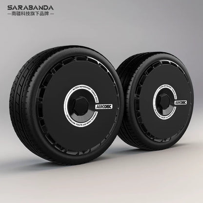 Full & MiniAero Wheel Covers Compatible with Audi Models (18–20 in) – UV-Printed Full Wheel Cover – Starlight – Set of 4