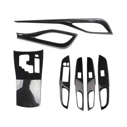 RHD 2019-2022 Toypta Vios Yaris Carbon Fiber Pattern Modification Window Lift/Shift Knob Interior Scratch-Resistant Protective Film