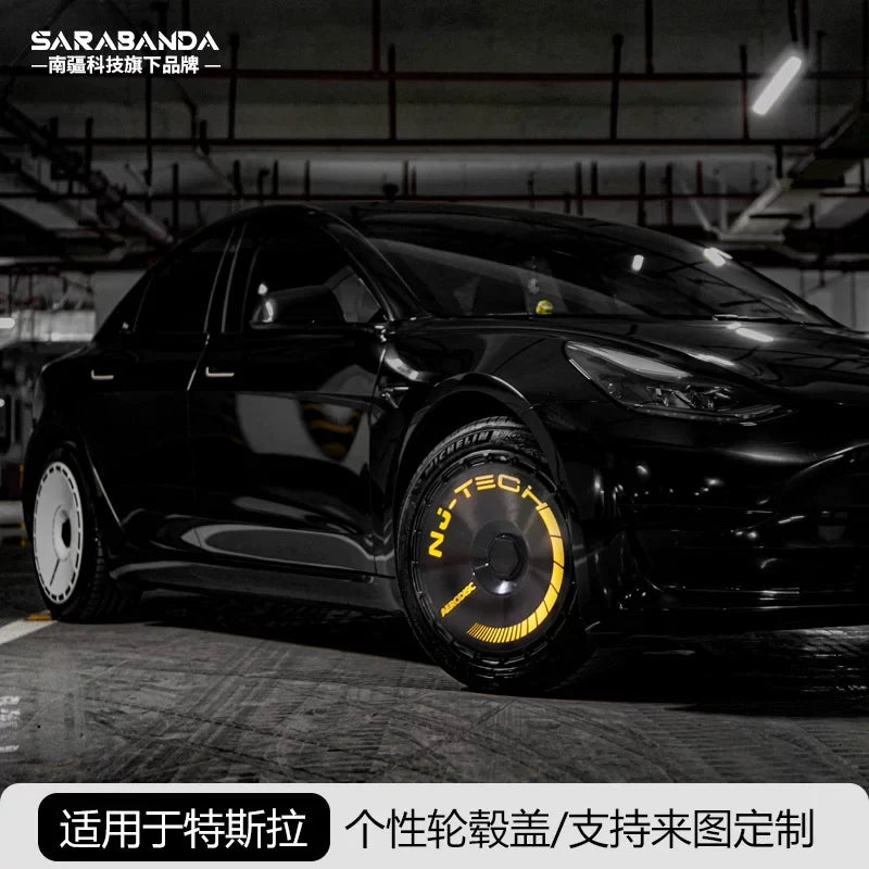 Full Wheel Covers Compatible with Tesla Model 3, Model Y & Model X (18–22 in) – product view