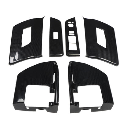RHD VOXY/NOAH ZZR70 Carbon Fiber and Rosewood Dashboard Trim Kit