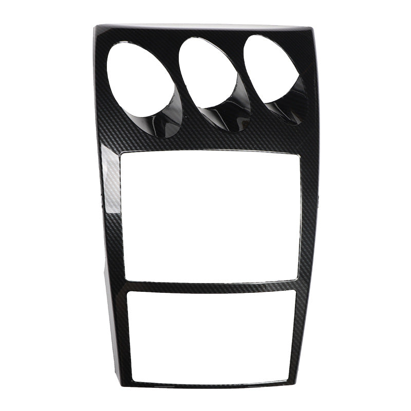 RHD 350Z Z33 Carbon Fiber and Rosewood 3D Textured Dashboard Trim Scratch-Resistant Protective Film