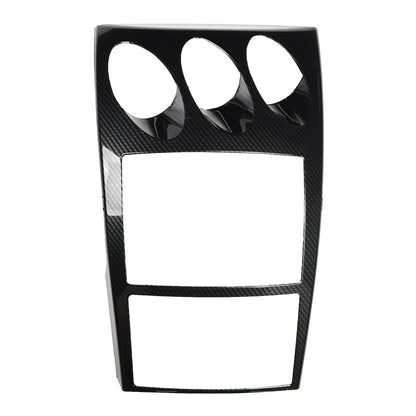 RHD 350Z Z33 Carbon Fiber and Rosewood 3D Textured Dashboard Trim Scratch-Resistant Protective Film