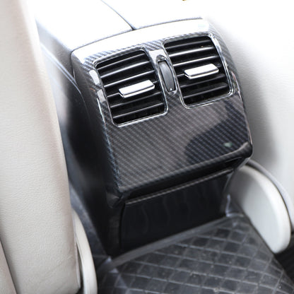 RHD 2011-2013 Mercedes-Benz C-Class 204 Interior Upgrade: Carbon Fiber-Pattern Dashboard, Center Console, and Steering Wheel Trim