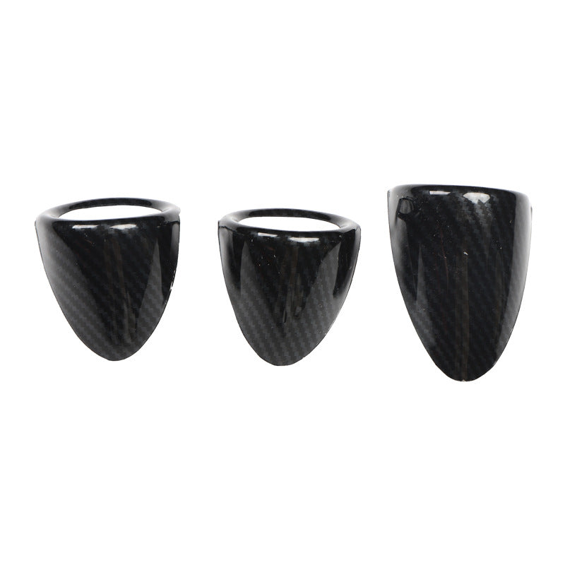 RHD 350Z Z33 Carbon Fiber and Rosewood 3D Textured Dashboard Trim Scratch-Resistant Protective Film