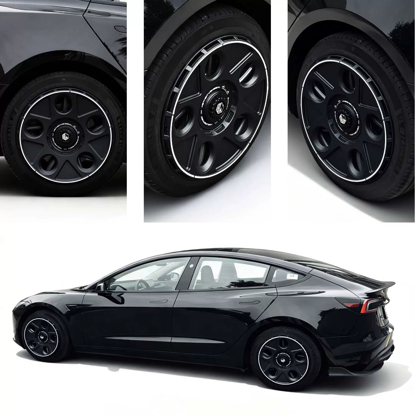 Lancer Full Wheel Covers Compatible with Tesla & Deepal (18–19 in) – product view