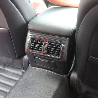 RHD 2010-2017 Reiz Carbon Fiber Gloss Black Steering Wheel Inner Grab Handle Interior Modification Kit