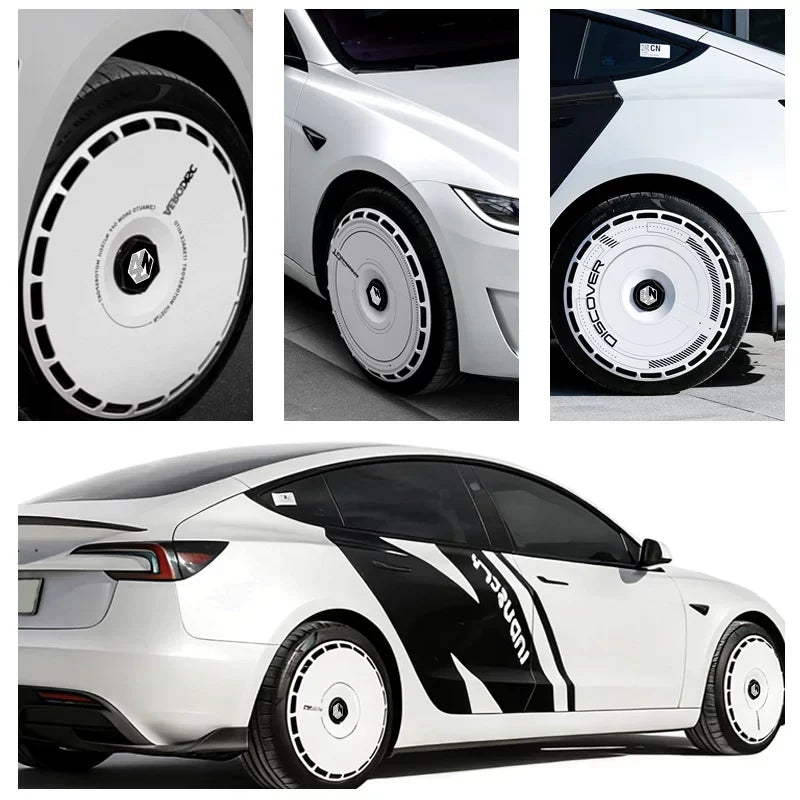 Full Wheel Covers Compatible with Tesla Model 3, Model Y & Model X (18–22 in) – product view