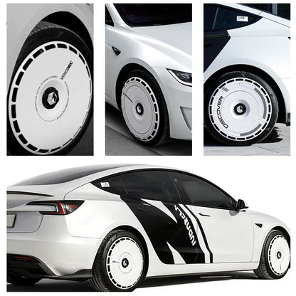 Full Wheel Covers Compatible with Tesla Model 3, Model Y & Model X (18–22 in) – product view