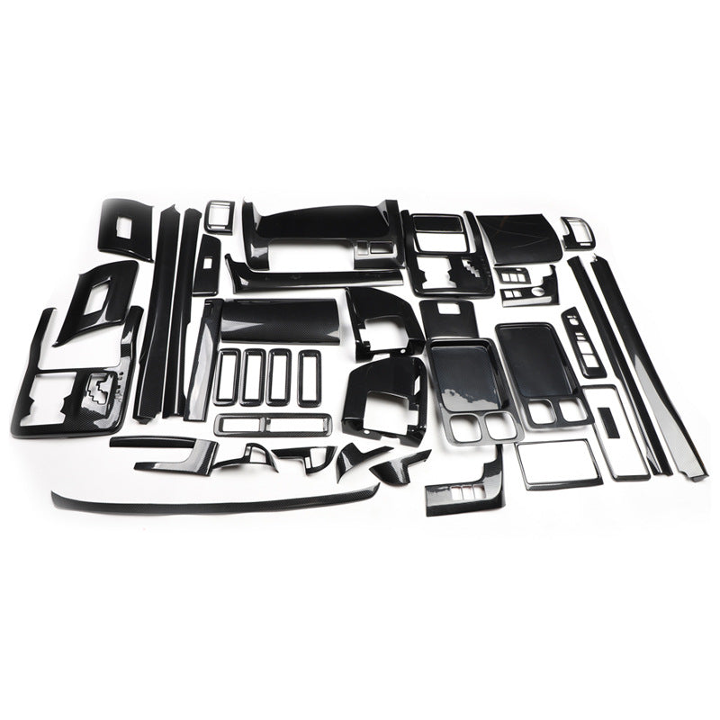 RHD VOXY/NOAH ZZR70 Carbon Fiber and Rosewood Dashboard Trim Kit