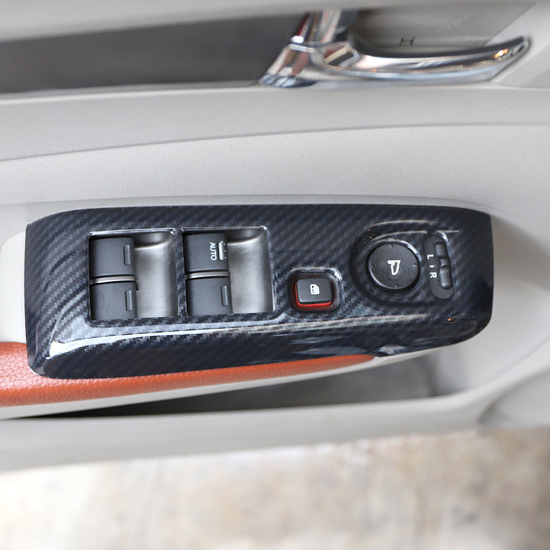 RHD 08-12 Older Model Fit Interior Modification Carbon Fiber Pattern Gear Shift Navigation Panel Decorative Sticker