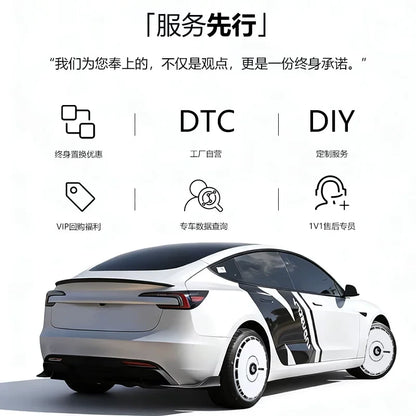 Full Wheel Covers Compatible with Tesla Model 3, Model Y & Model X (18–22 in) – product view