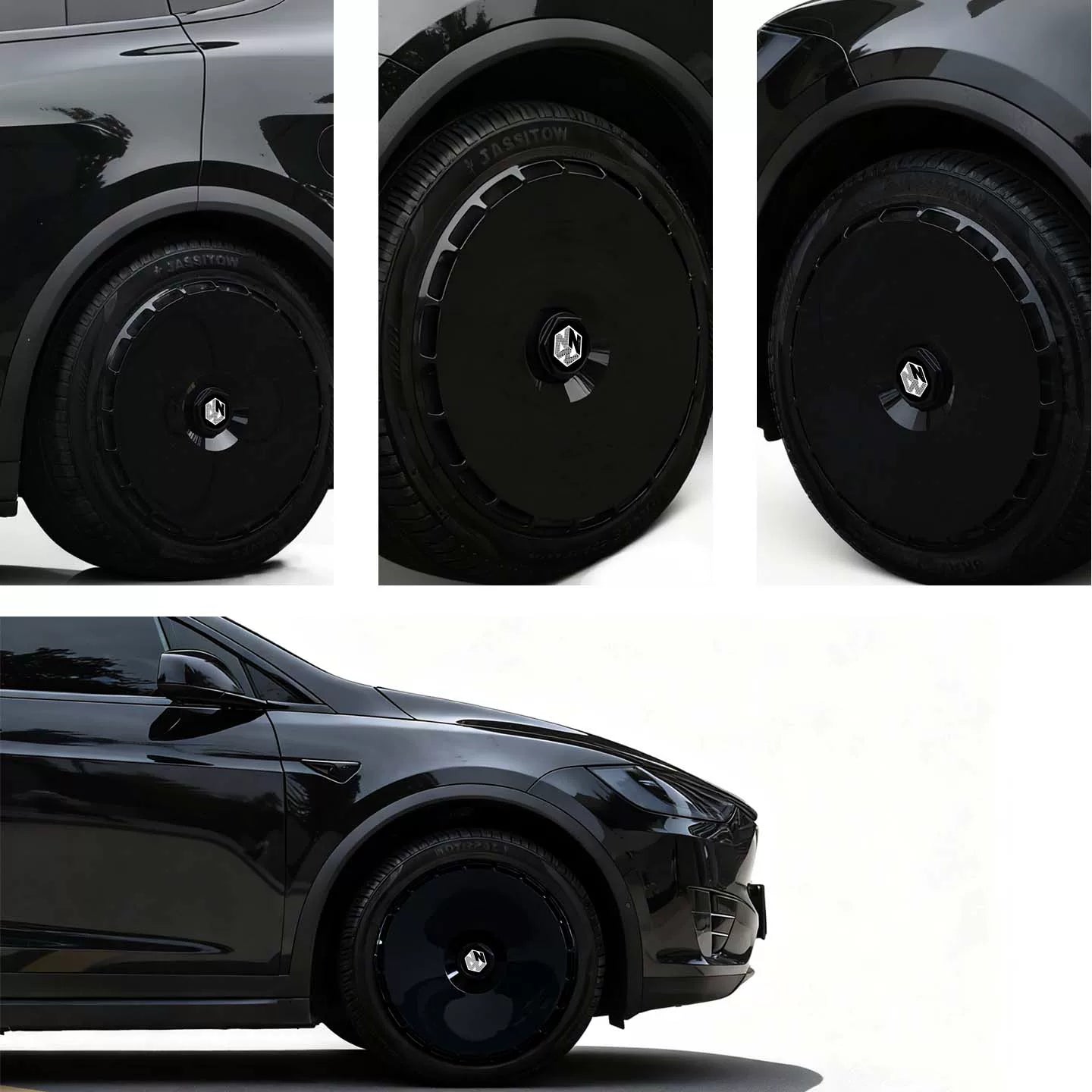 Full Wheel Covers Compatible with Tesla Model 3 & Model Y (18–20 in) – product view