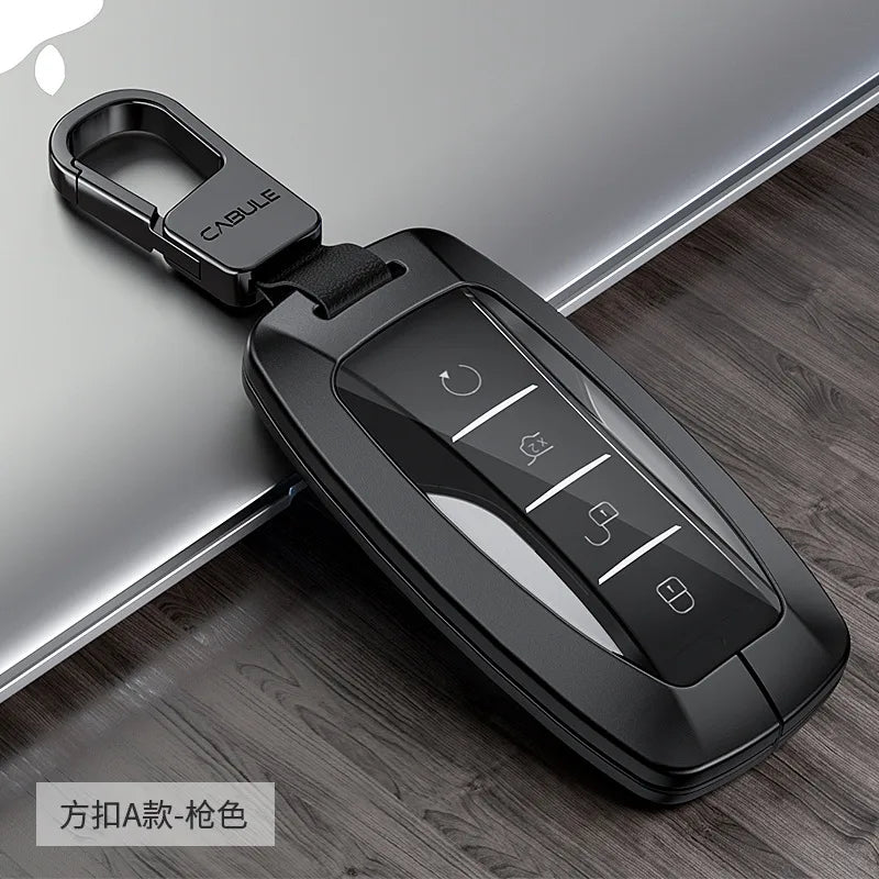 Aluminum Alloy Car Key Case for BYD Car
