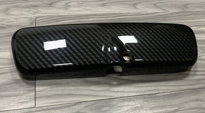 RHD 18-25 Jimny JB64 Interior Modification Carbon Fiber Pattern Rearview Mirror Cover Gear Shift Knob Trim