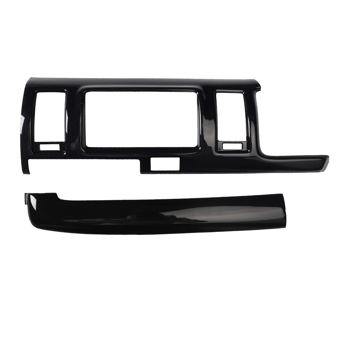 RHD 05-13 Toyota Hiace 200 Series Interior Modification Peach Wood Carbon Fiber Pattern Dashboard and Instrument Panel Trim
